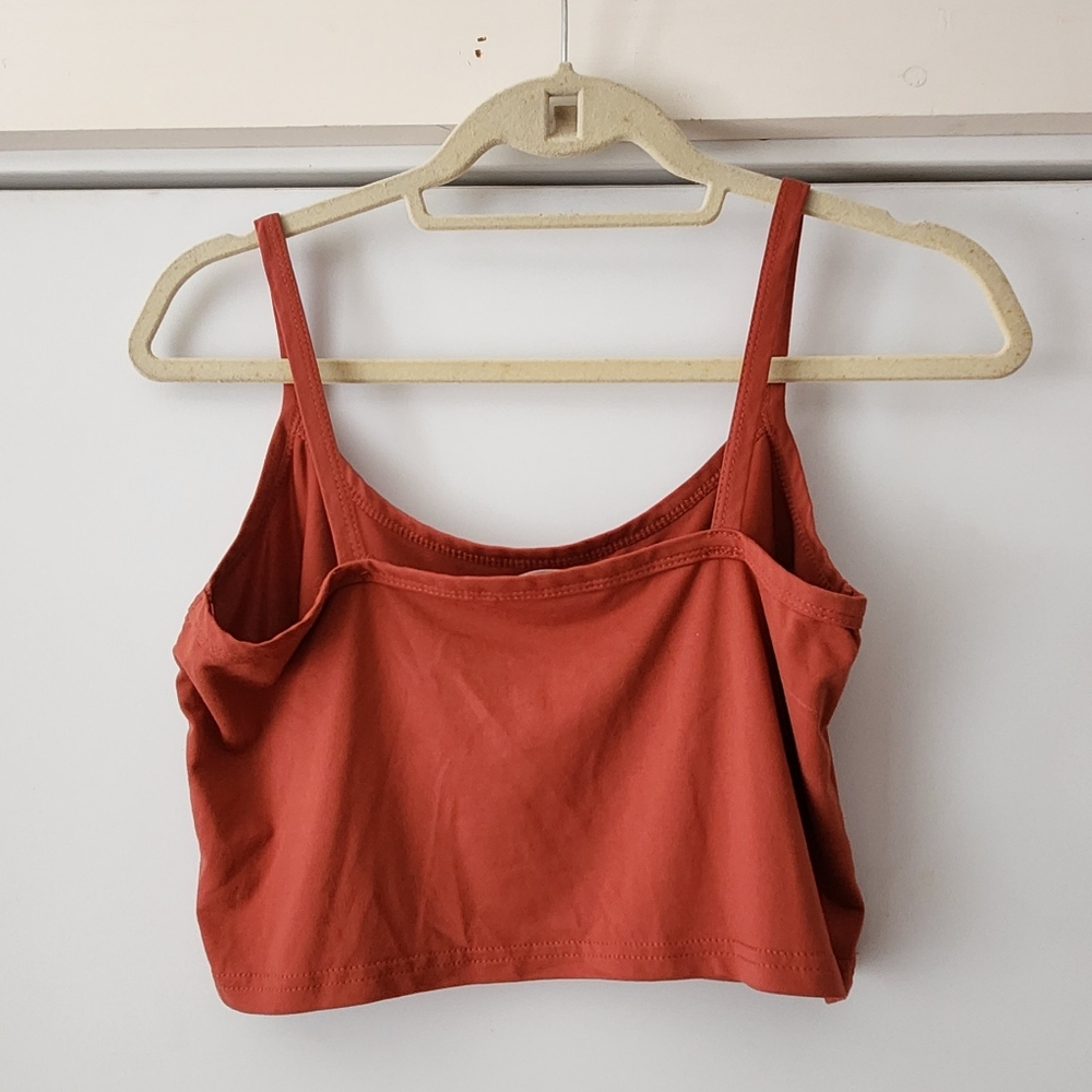 Sun Embroidered Rust Tank Top - Picture 4 of 4
